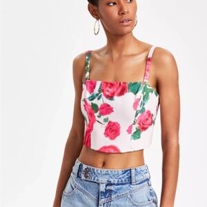 NWT Guess Floral Print Women's Top